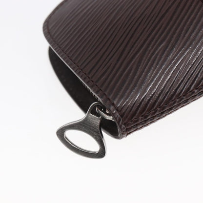 Louis Vuitton Demi Lune Coin Purse Epi Leather, BROWN, LEATHER, Wallets