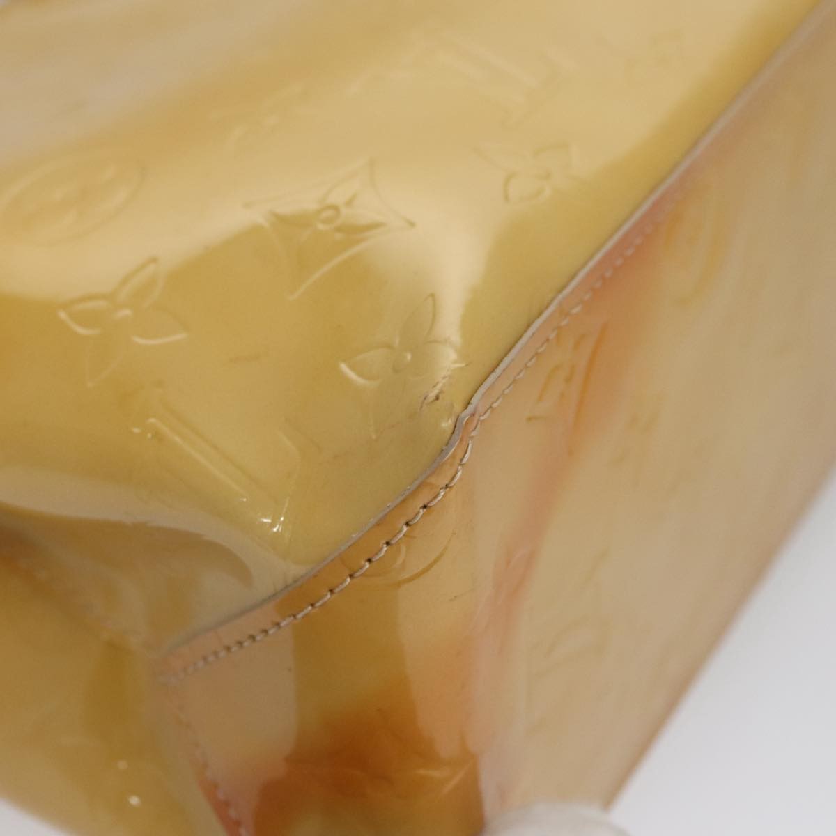 Louis Vuitton Reade Handbag Monogram Vernis, BEIGE, PATENT_LEATHER, Handbag