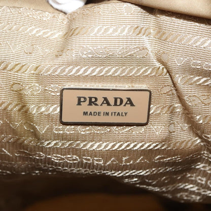 Prada Double Pocket Buckle Backpack Tessuto, BEIGE, NYLON, Backpack