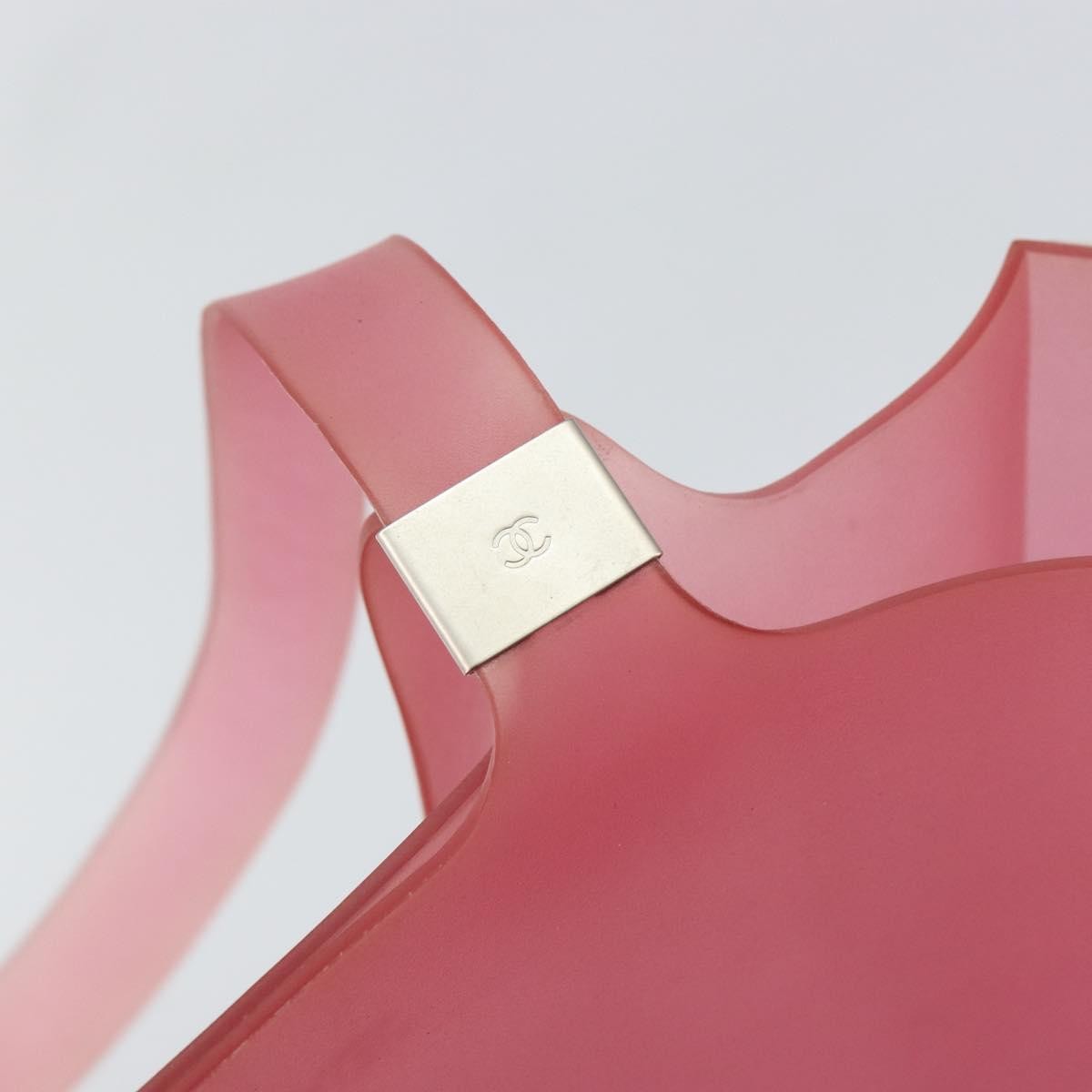 Chanel Jelly Tote Rubber, RED, RUBBER, Tote bag