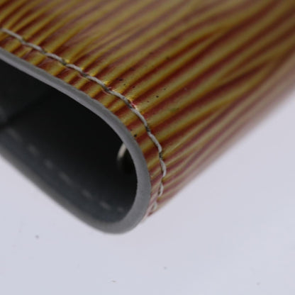 Louis Vuitton Agenda Cover Epi Leather, ORANGE, LEATHER, Wallets