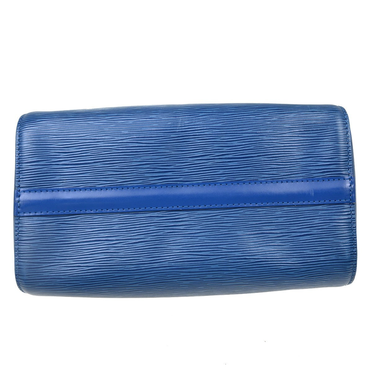 Louis Vuitton Speedy Handbag Epi Leather, Blue, Leather, Handbag