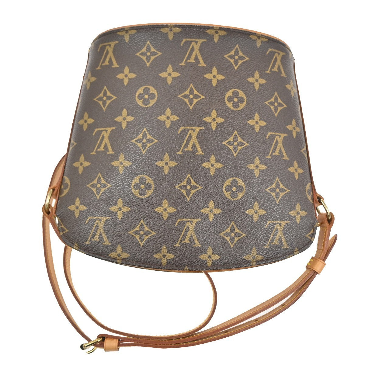 Louis Vuitton Drouot Handbag Monogram Canvas, BROWN, CANVAS, Shoulder bag