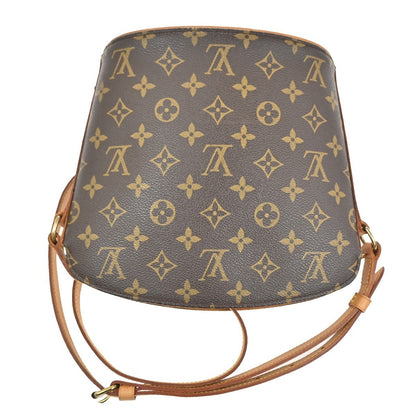 Louis Vuitton Drouot Handbag Monogram Canvas, BROWN, CANVAS, Shoulder bag