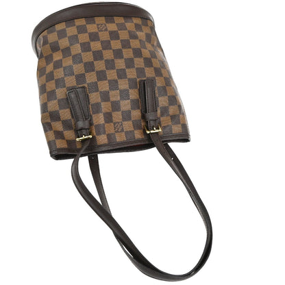 Louis Vuitton Marais Bucket Bag Damier, Brown, Leather, Shoulder Bag