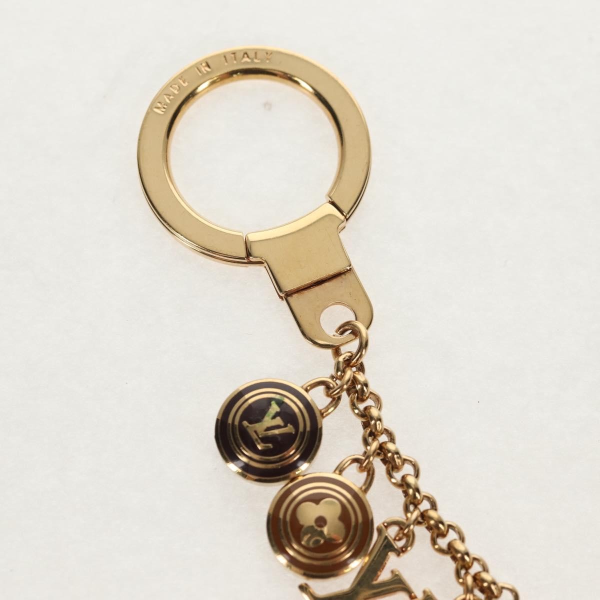 Louis Vuitton Pastilles Bag Charm and Key Holder Metal and Enamel, GOLD, METAL, Charms and Keychains