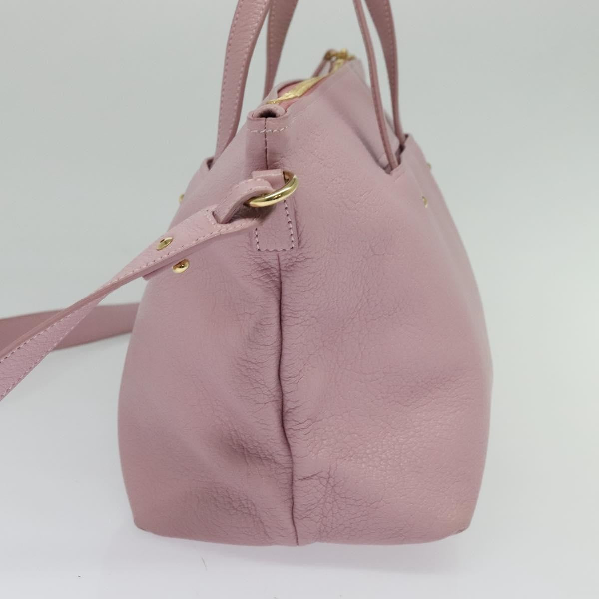 Salvatore Ferragamo Gancini Tote Leather, PINK, LEATHER, Tote bag