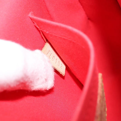 Louis Vuitton Bellflower Handbag Monogram Vernis, RED, PATENT_LEATHER, Shoulder bag