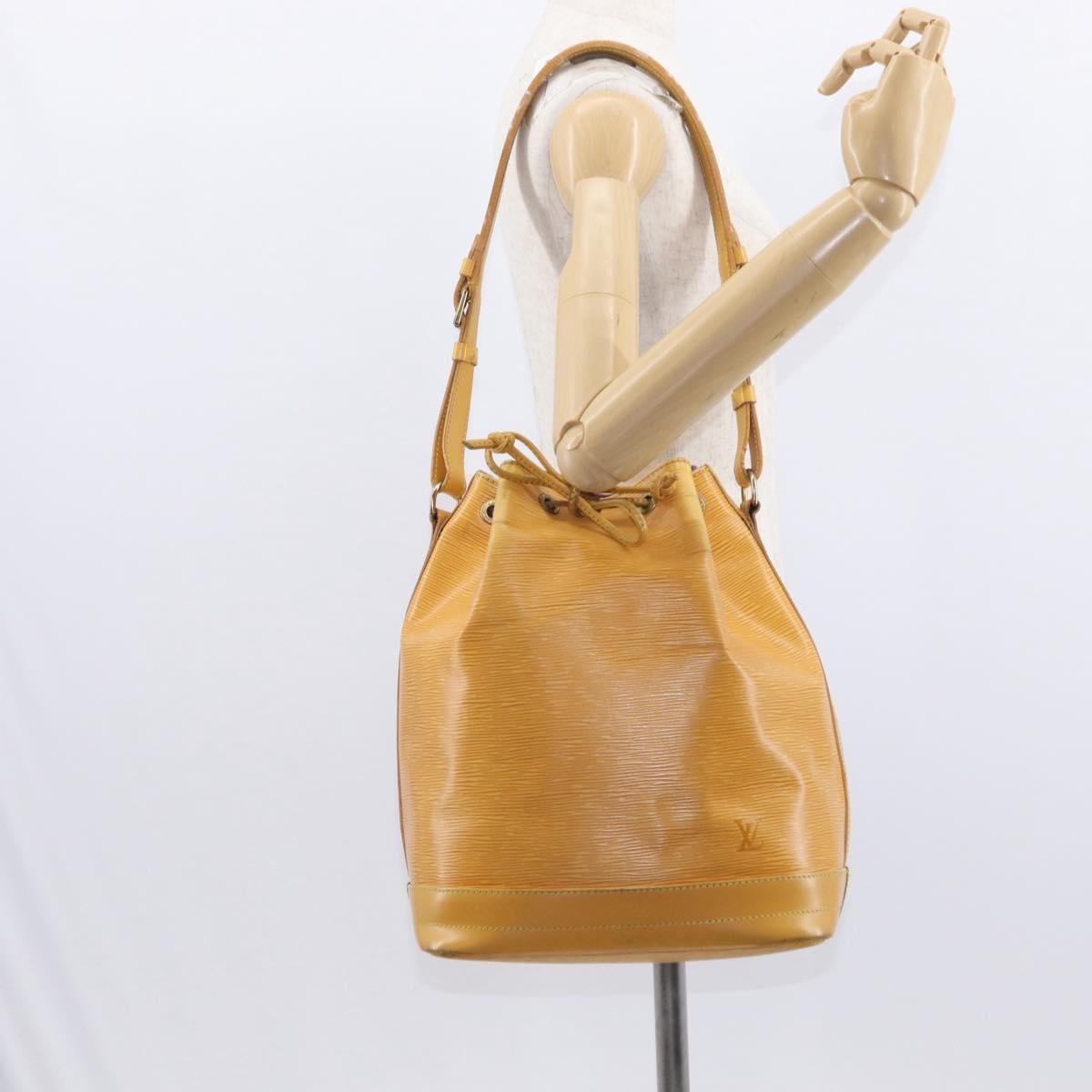 Louis Vuitton Noe Handbag Epi Leather, YELLOW, LEATHER, Shoulder bag