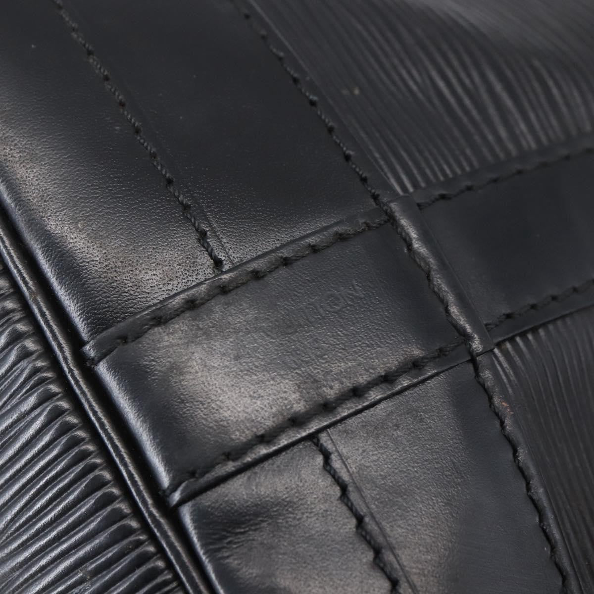 Louis Vuitton Noe Handbag Epi leather, BLACK, LEATHER, Shoulder bag