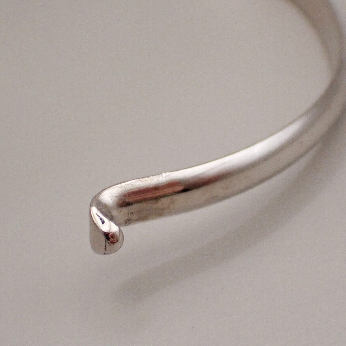 Chanel CC Logo Mirror Bangle Bracelet Metal and Plastic, SILVER, SILVER_PLATED, Bracelet