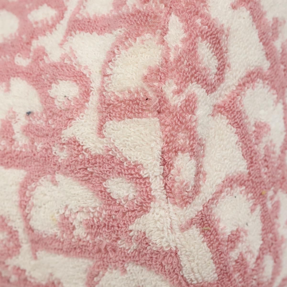 Christian Dior Vintage Trotter Pouch Pile, PINK, COTTON, Clutche & pouche