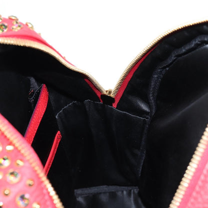 MCM Vintage Vicetos Backpack Leather, Red, Leather, Backpack