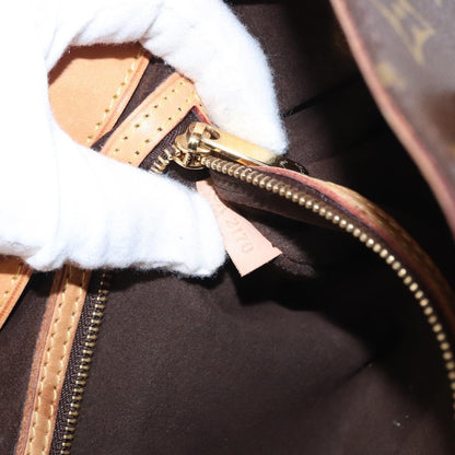 Louis Vuitton Wilshire Handbag Monogram Canvas, BROWN, CANVAS, Handbag