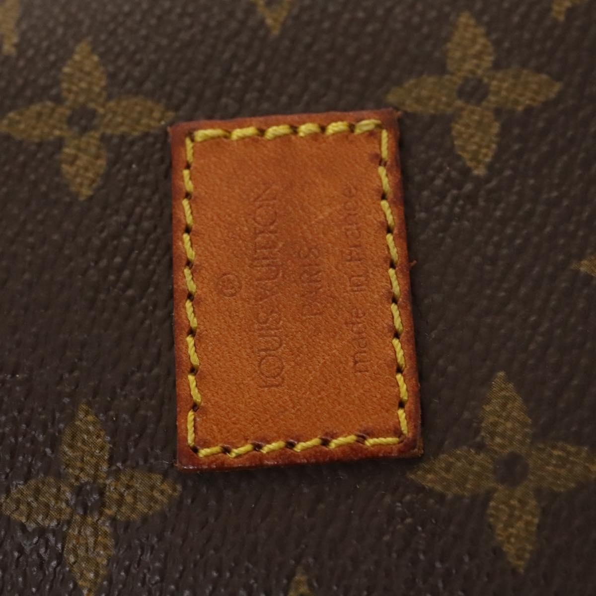 Louis Vuitton Saumur Handbag Monogram Canvas, BROWN, CANVAS, Shoulder bag