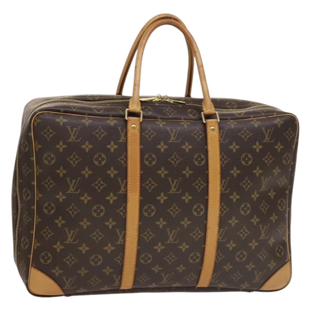 Louis Vuitton Sirius Handbag Monogram Canvas, BROWN, CANVAS, Handbag