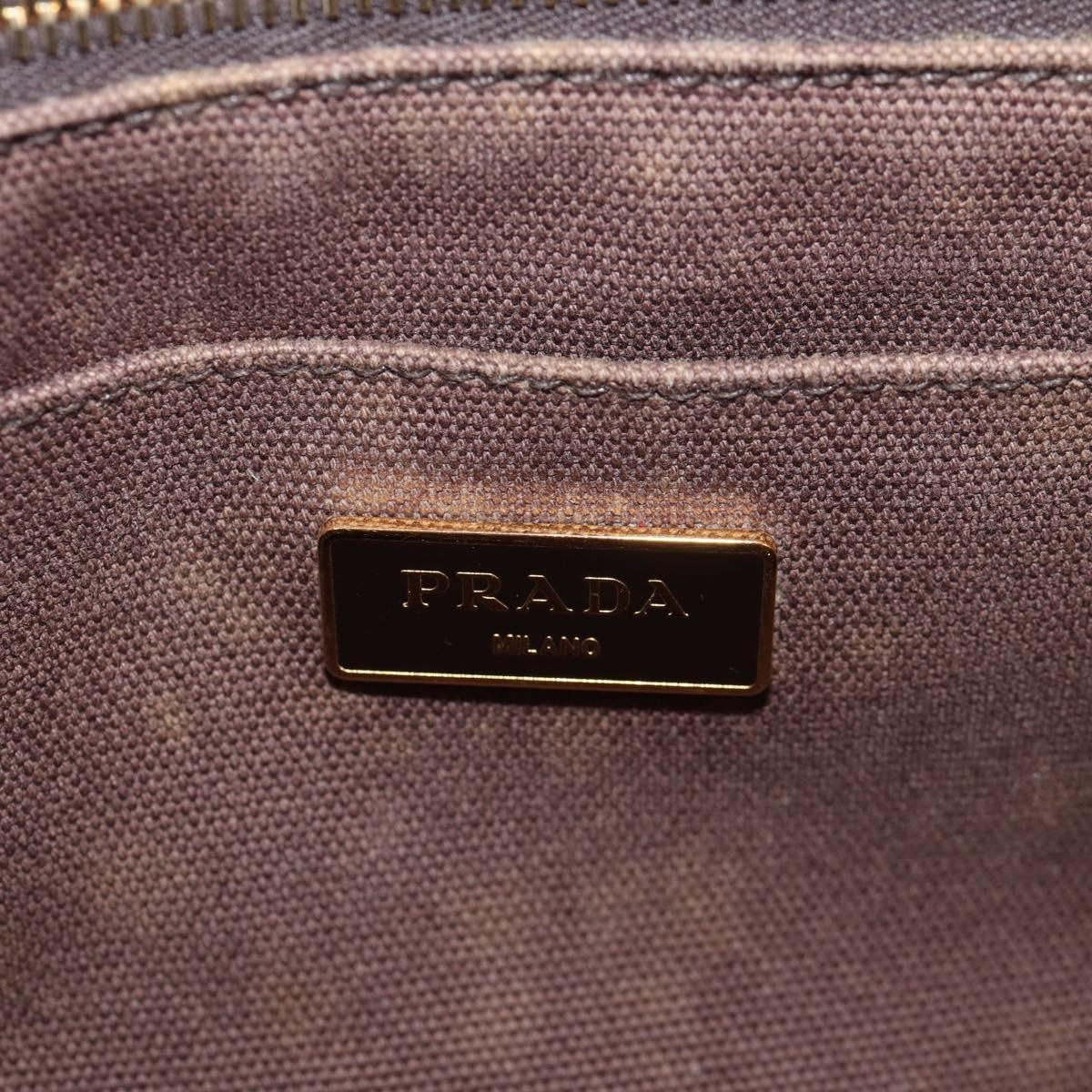 Prada Canapa Open Tote Canvas, MULTICOLOUR, CANVAS, Tote bag
