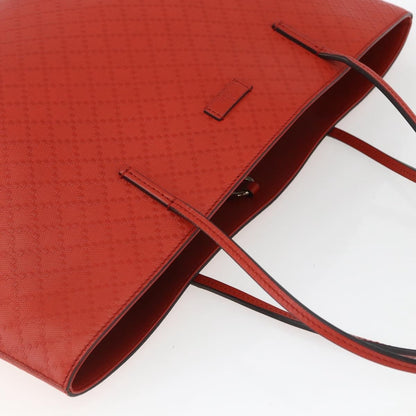 Gucci Bright Tote Diamante Leather, RED, LEATHER, Tote bag