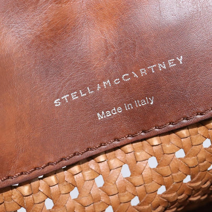 Stella McCartney Flap Shoulder Bag Polyester, BROWN, POLYESTER, Shoulder bag