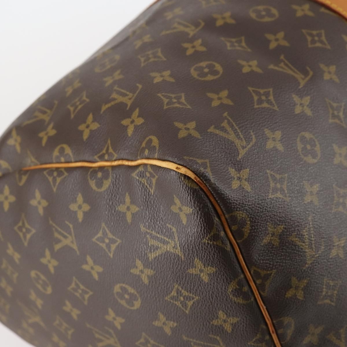 Louis Vuitton Keepall Bag Monogram Canvas, BROWN, CANVAS, Travel bag