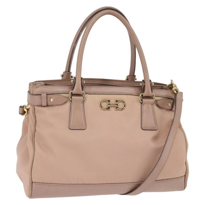 Salvatore Ferragamo Batik Tote Nylon, PINK, NYLON, Tote bag