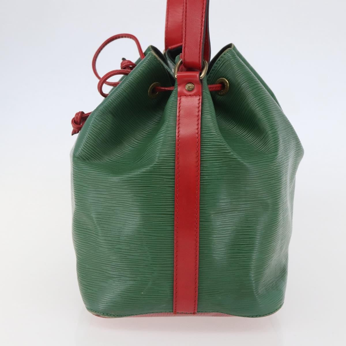 Louis Vuitton Bicolor Petit Noe Handbag Epi Leather, GREEN, LEATHER, Handbag