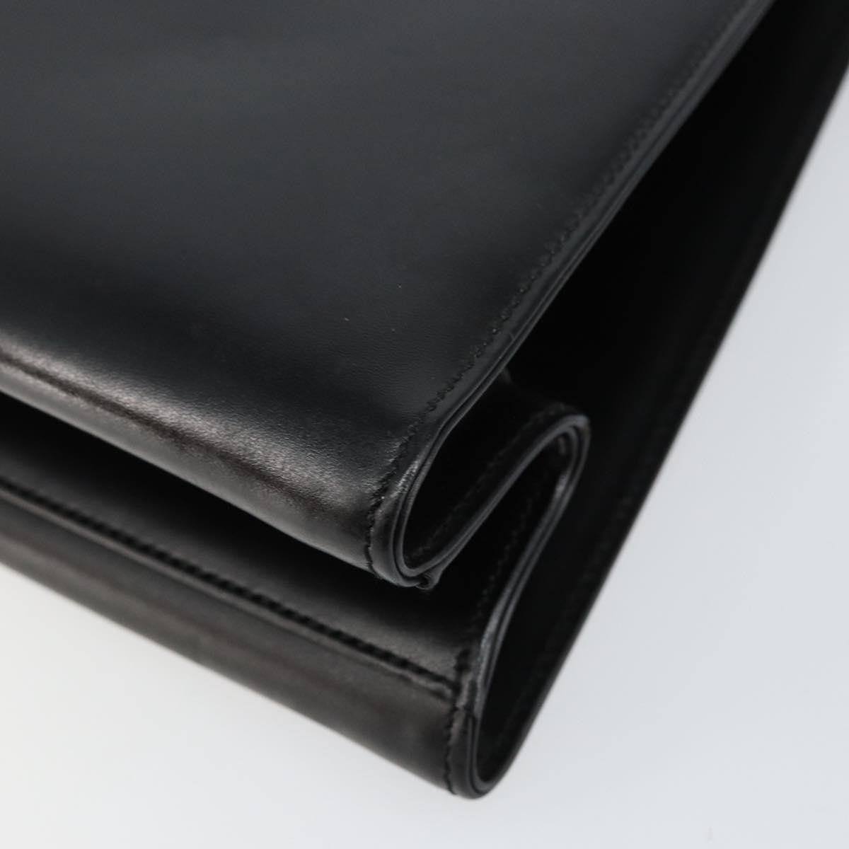 Salvatore Ferragamo Gancini Shoulder Bag Leather, BLACK, LEATHER, Shoulder bag