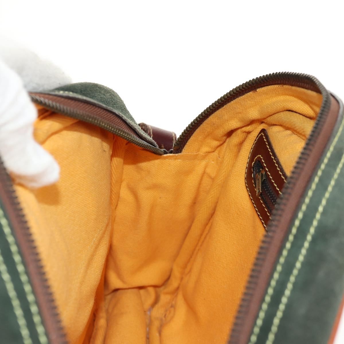 Loewe Anagram Shoulder Bag Suede, BROWN, SUEDE, Shoulder bag