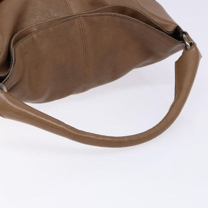 Salvatore Ferragamo Vintage Handbag Leather, BROWN, LEATHER, Handbag