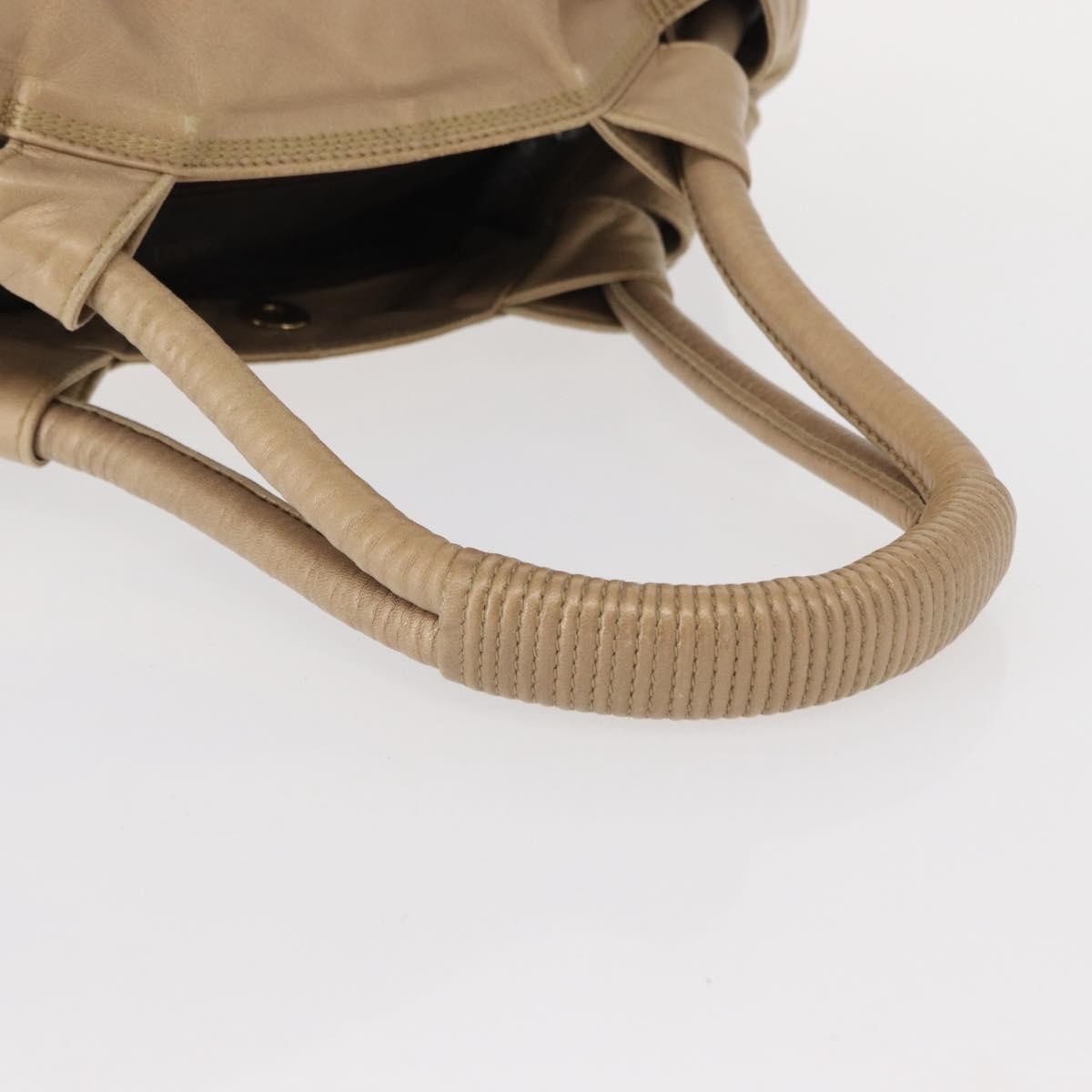 Loewe Anagram Logo Nappa Aire Hand Bag Leather, BEIGE, LEATHER, Handbag