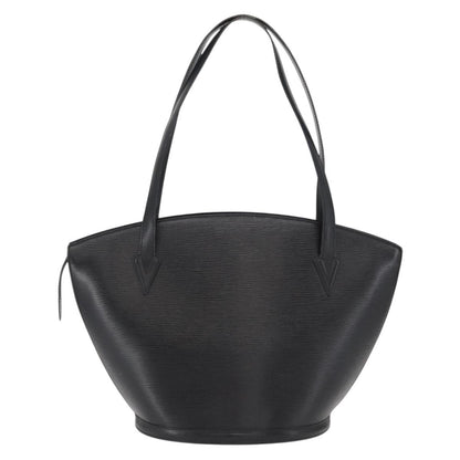 Louis Vuitton Saint Jacques Handbag Epi Leather, BLACK, LEATHER, Shoulder bag