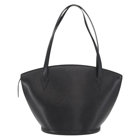 Louis Vuitton Saint Jacques Handbag Epi Leather, BLACK, LEATHER, Shoulder bag