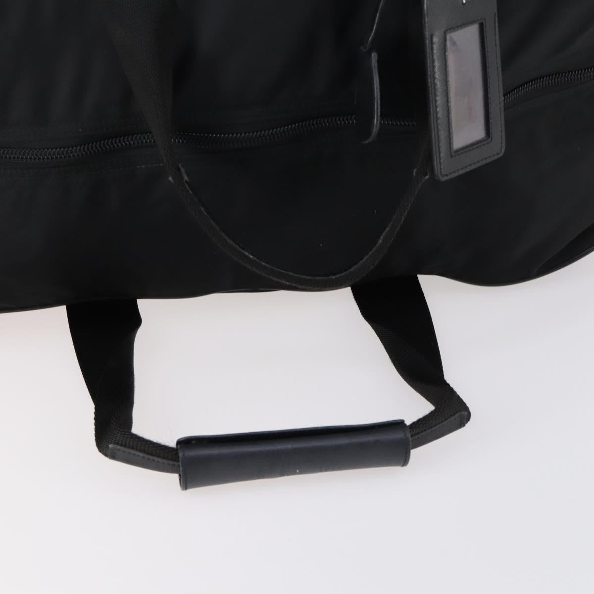 Prada Boston Bag Tessuto, BLACK, NYLON, Handbag