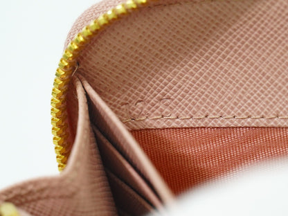 Prada Bow Zip Around Wallet Saffiano Leather, PINK, LEATHER, Wallets