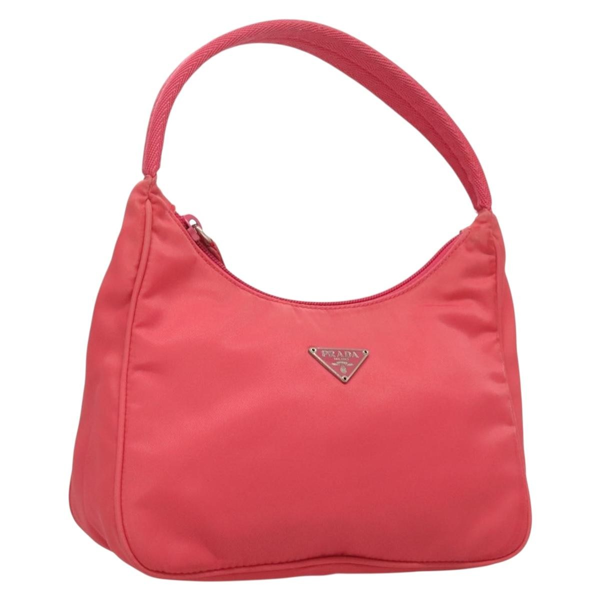 Prada Hobo Tessuto, PINK, NYLON, Clutche & pouche