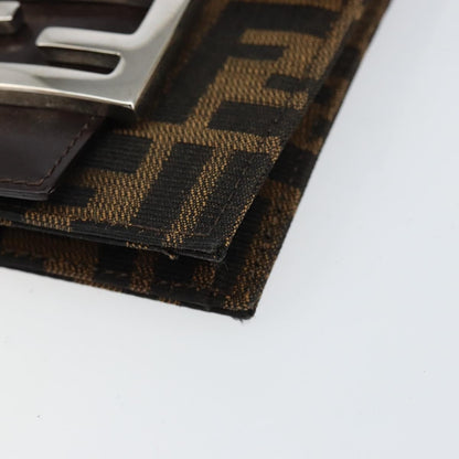 Fendi Vintage Flap Clutch Zucca canvas, BROWN, CANVAS, Clutche & pouche