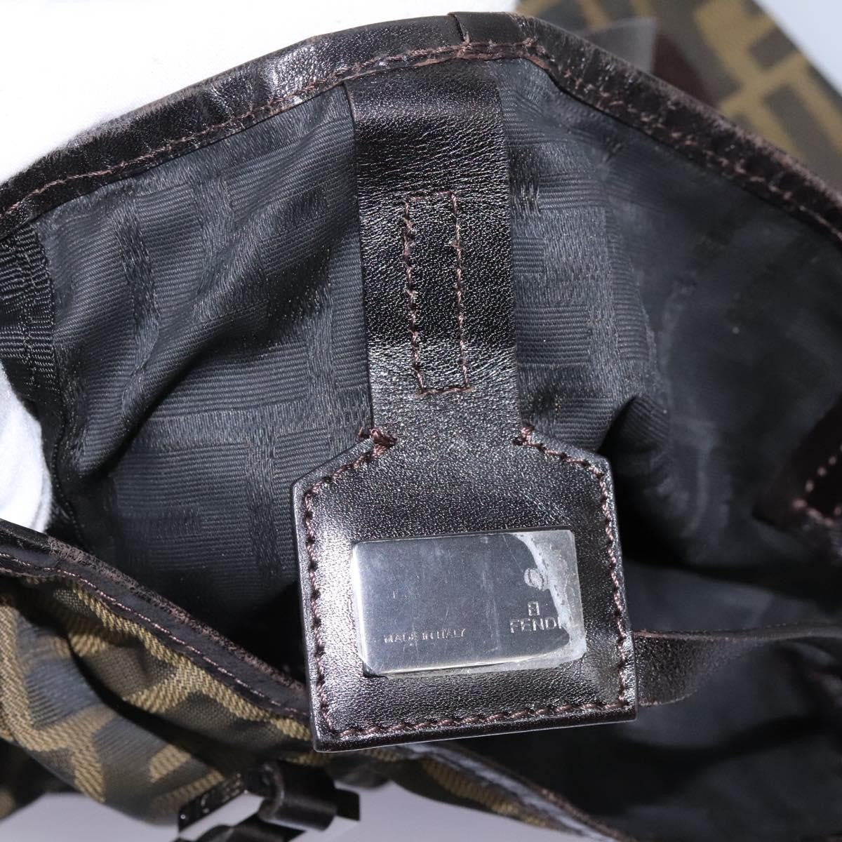 Fendi Open Shopping Tote Zucca Canvas, KHAKI, CANVAS, Tote bag