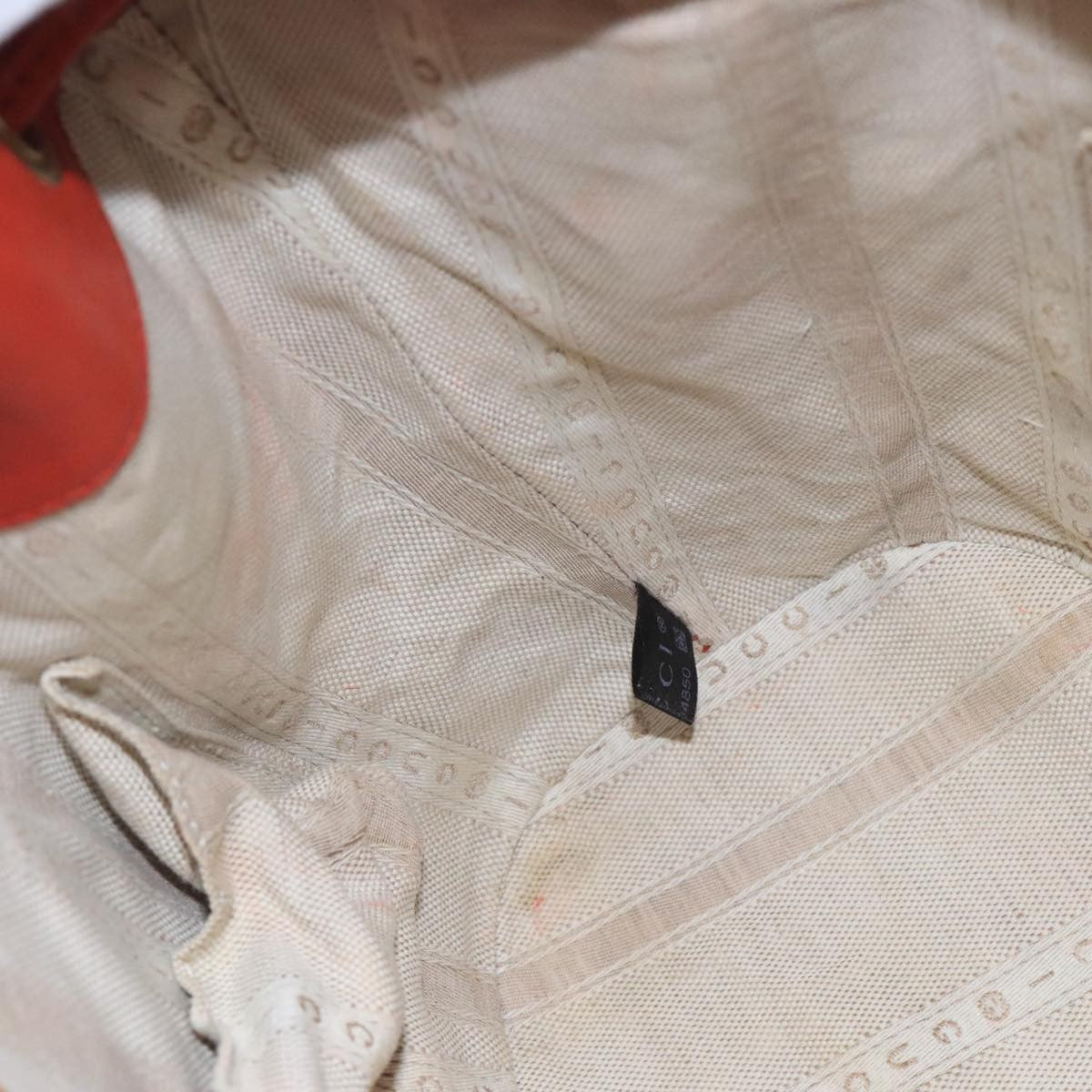 Gucci Bright Bucket Bag Diamante Leather, ORANGE, LEATHER, Handbag