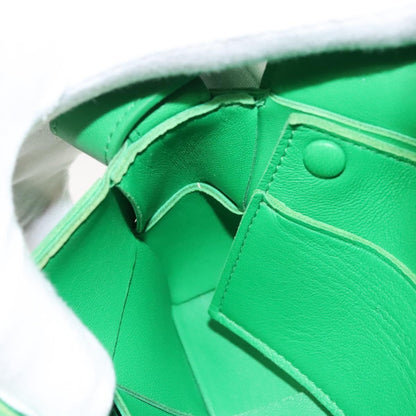 Bottega Veneta Cassette Crossbody Bag Maxi Intrecciato Leather, GREEN, LEATHER, Shoulder bag