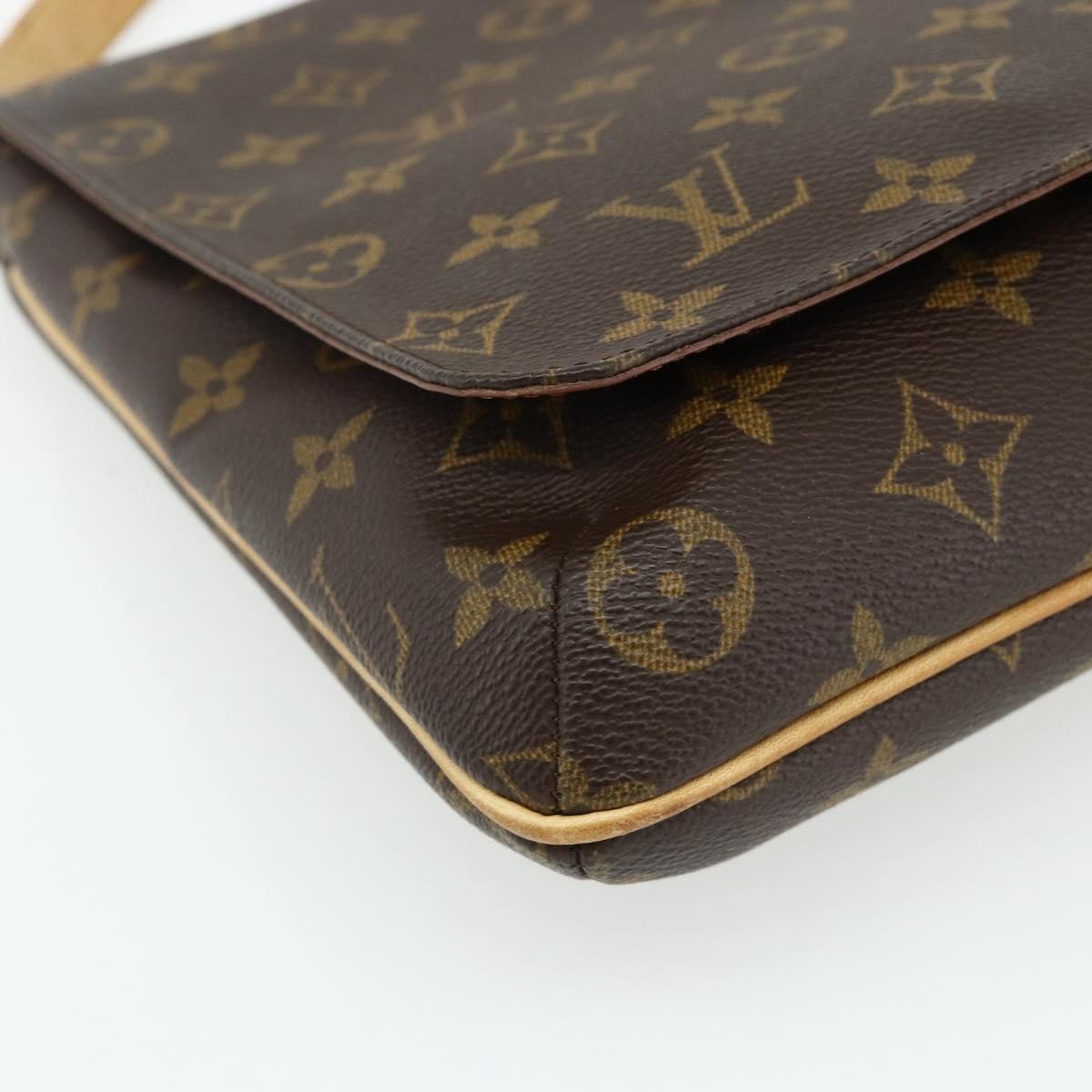Louis Vuitton Musette Salsa Handbag Monogram Canvas, Brown, Canvas, Shoulder Bag