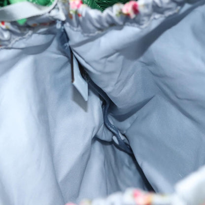 Gucci Cestino Tote Woven Raffia, GREEN, WICKER, Tote bag