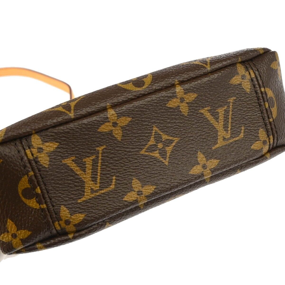 Louis Vuitton Pallas Tote Monogram Canvas with Leather, BROWN, CANVAS, Handbag