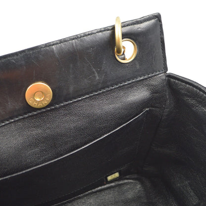 Chanel Chocolate Bar Chain Tote Quilted Jersey, BLACK, COTTON, Handbag