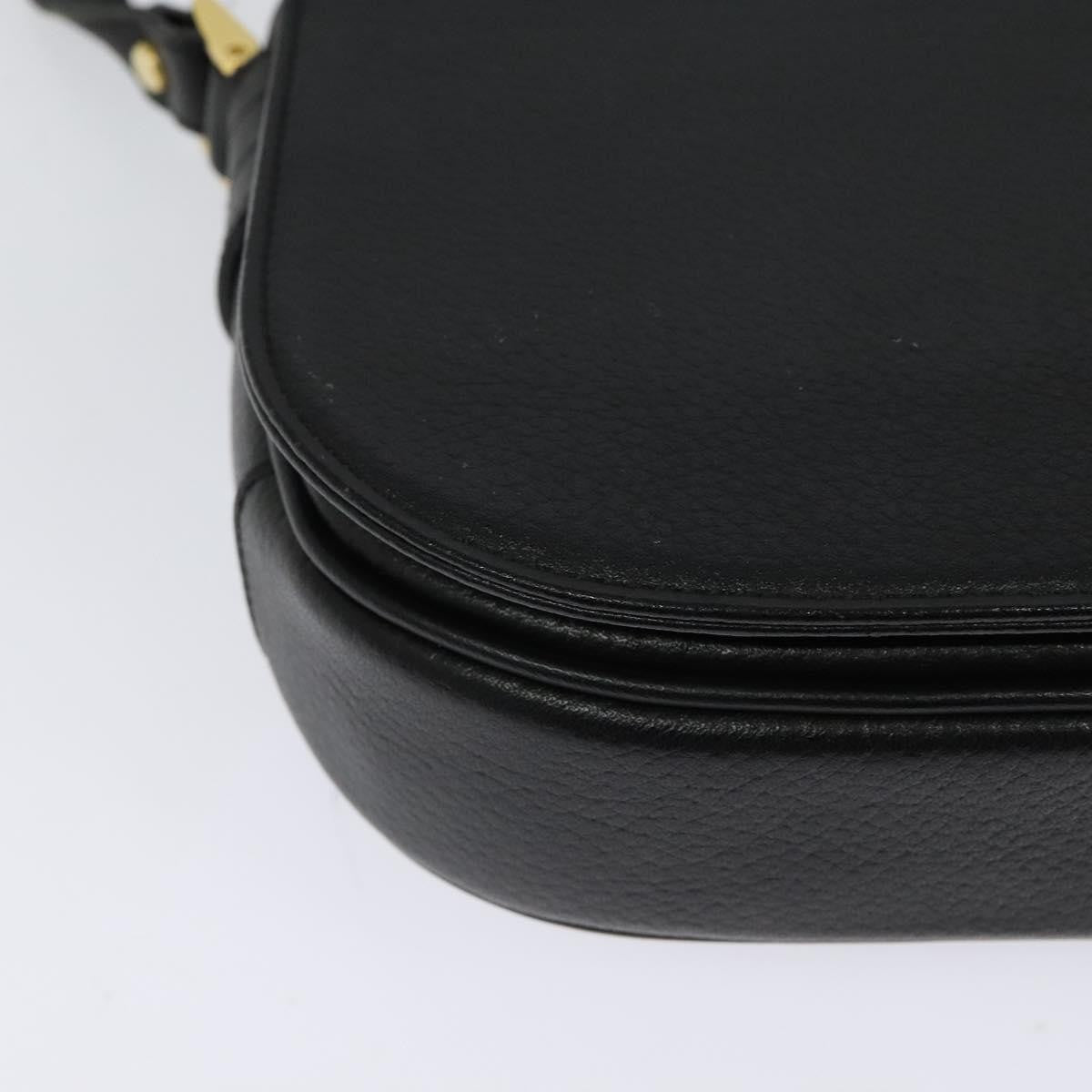 Burberry Flap Shoulder Bag Leather, BLACK, LEATHER, Shoulder bag