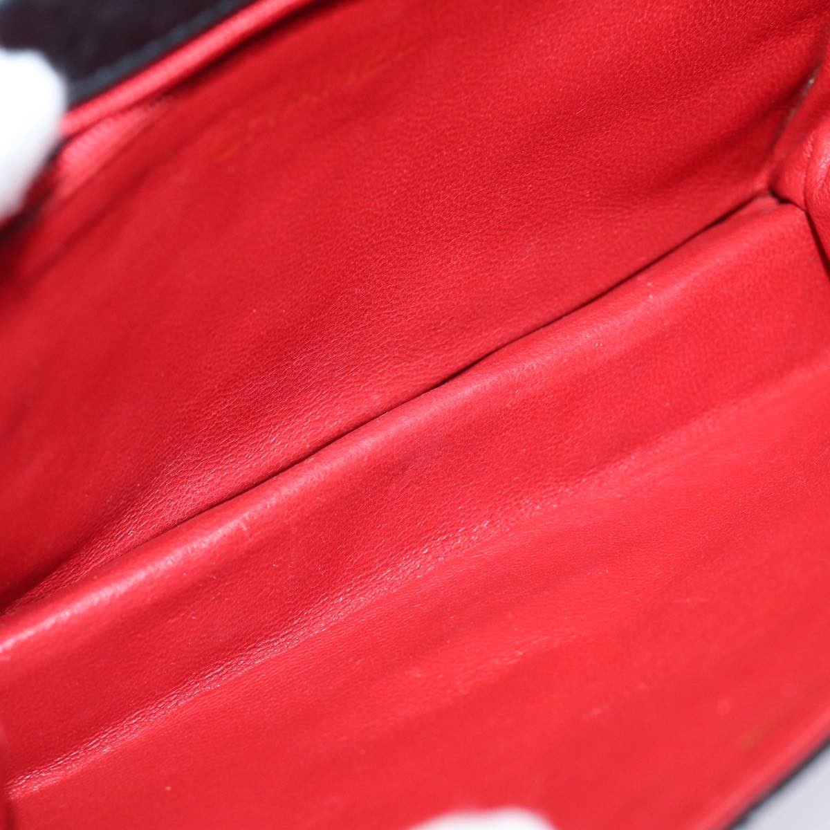 Chanel Vintage Full Flap Shoulder Bag Quilted Satin, BLACK, SATIN, Shoulder bag