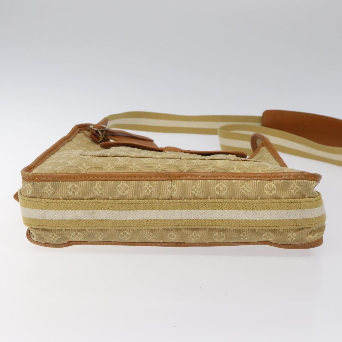 Louis Vuitton Mary Kate Messenger Bag Mini Lin, BEIGE, CANVAS, Crossbody bag