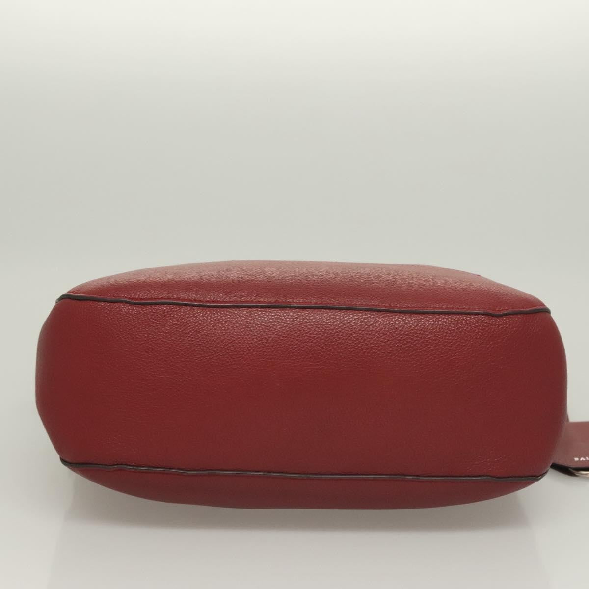 Bally Vintage Shoulder Bag Leather, RED, LEATHER, Shoulder bag