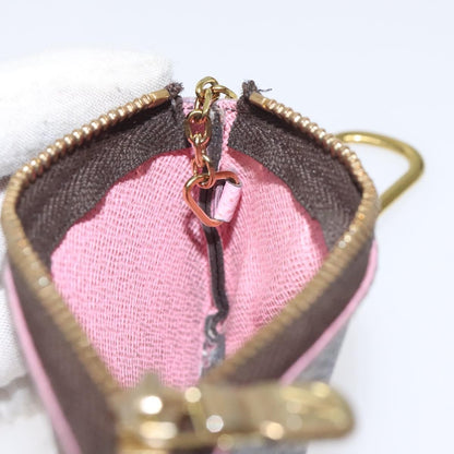 Louis Vuitton Pochette Clés Monogram Vivienne, BROWN, CANVAS, Wallets