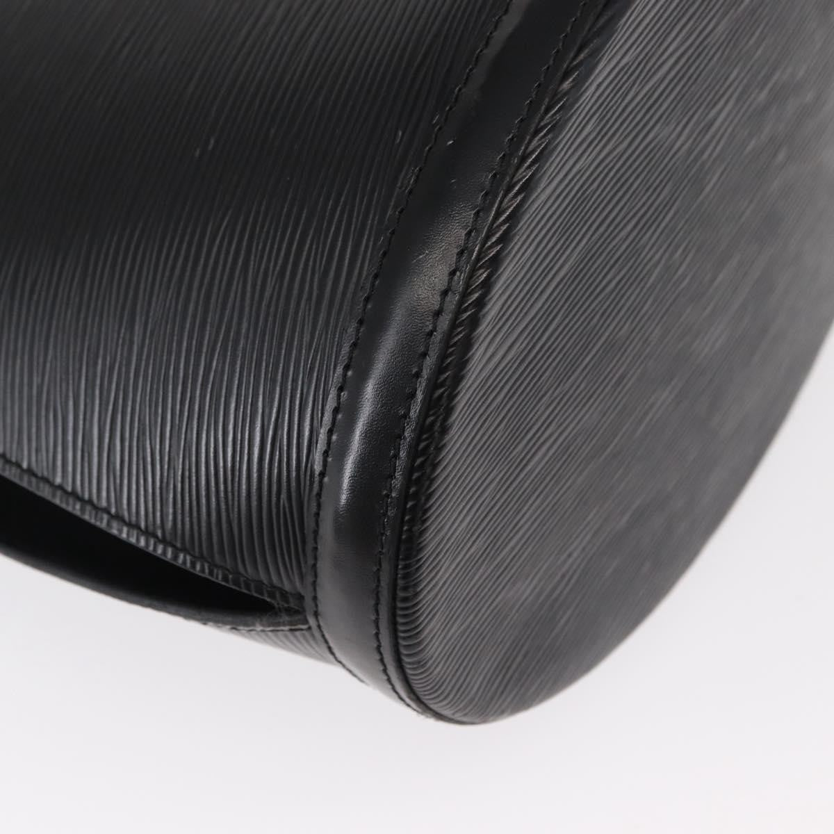 Louis Vuitton Cluny Shoulder Bag Epi Leather, BLACK, LEATHER, Shoulder bag