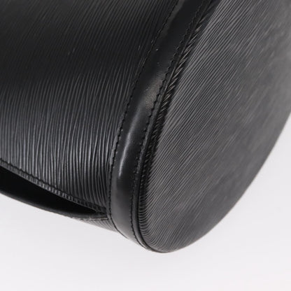 Louis Vuitton Cluny Shoulder Bag Epi Leather, BLACK, LEATHER, Shoulder bag